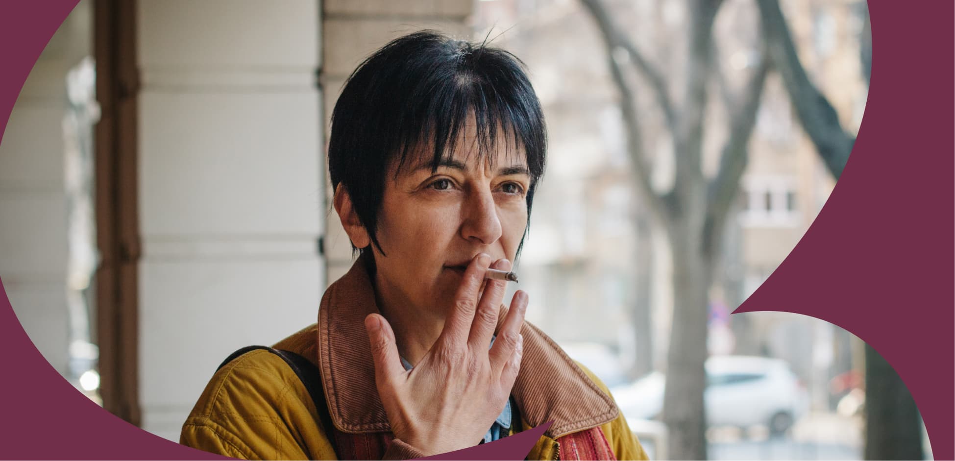 Woman smoking